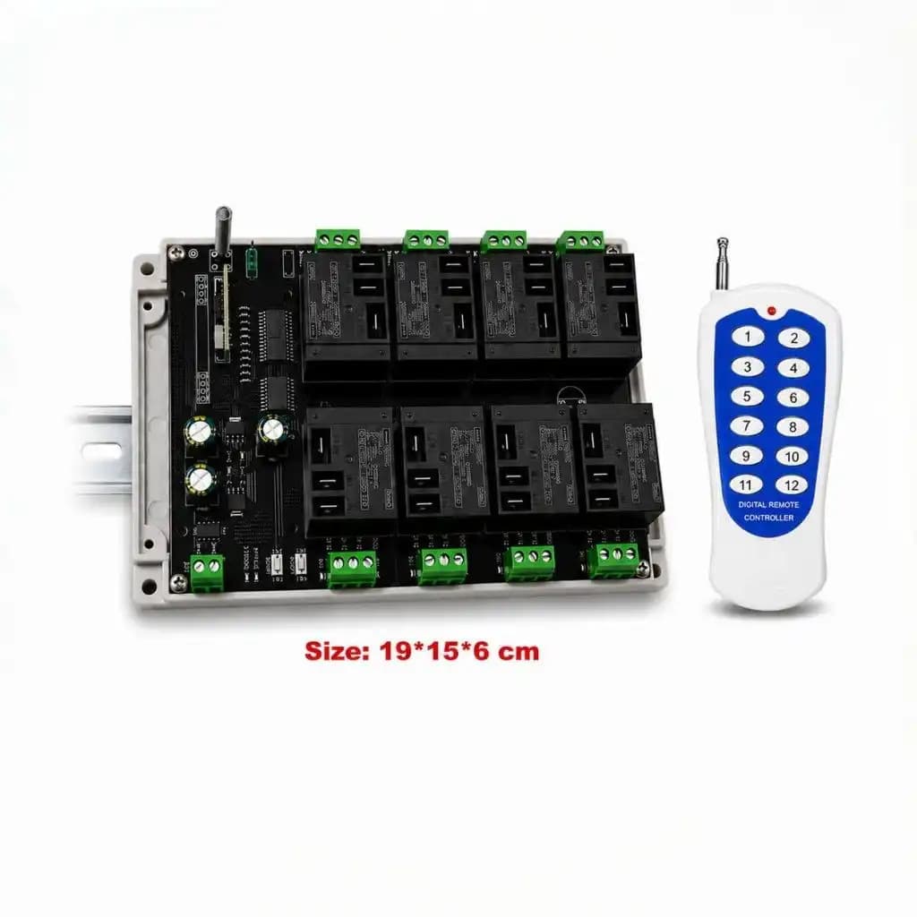کنترل ریموتی 8 کاناله LR8056 رله 30A — تصویر ۲