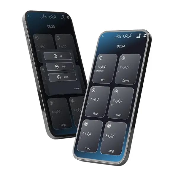 برد کرکره هوشمند هانتک مدل WIFI + SMS + RF — تصویر ۴