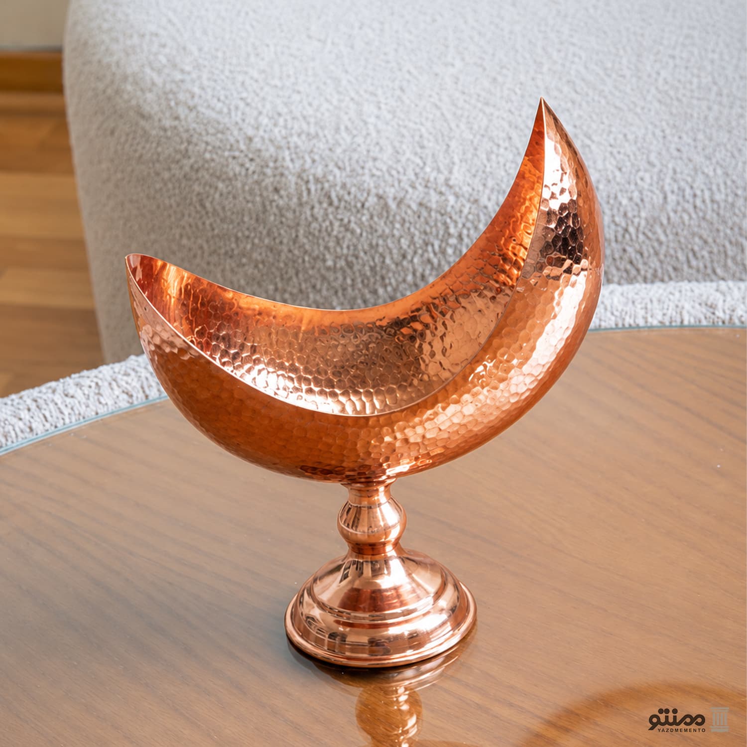 شکلات خوری مسی مدل ماه عسل — تصویر ۱۲