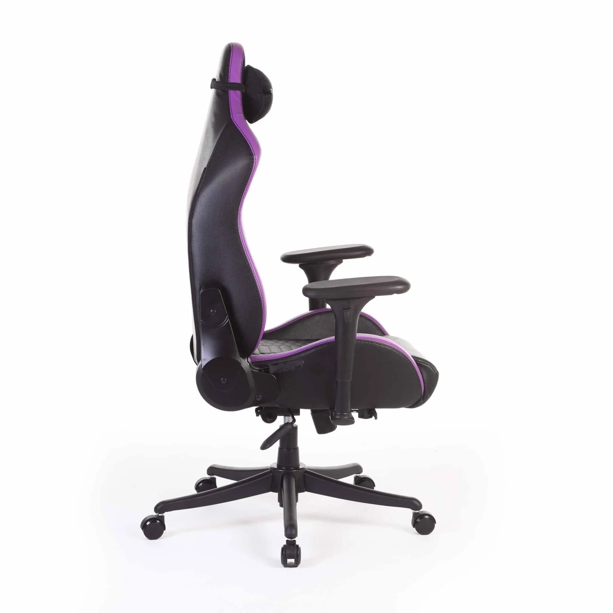 صندلی گیمینگ رنزو RENZO Royal Electric Purple — تصویر ۵