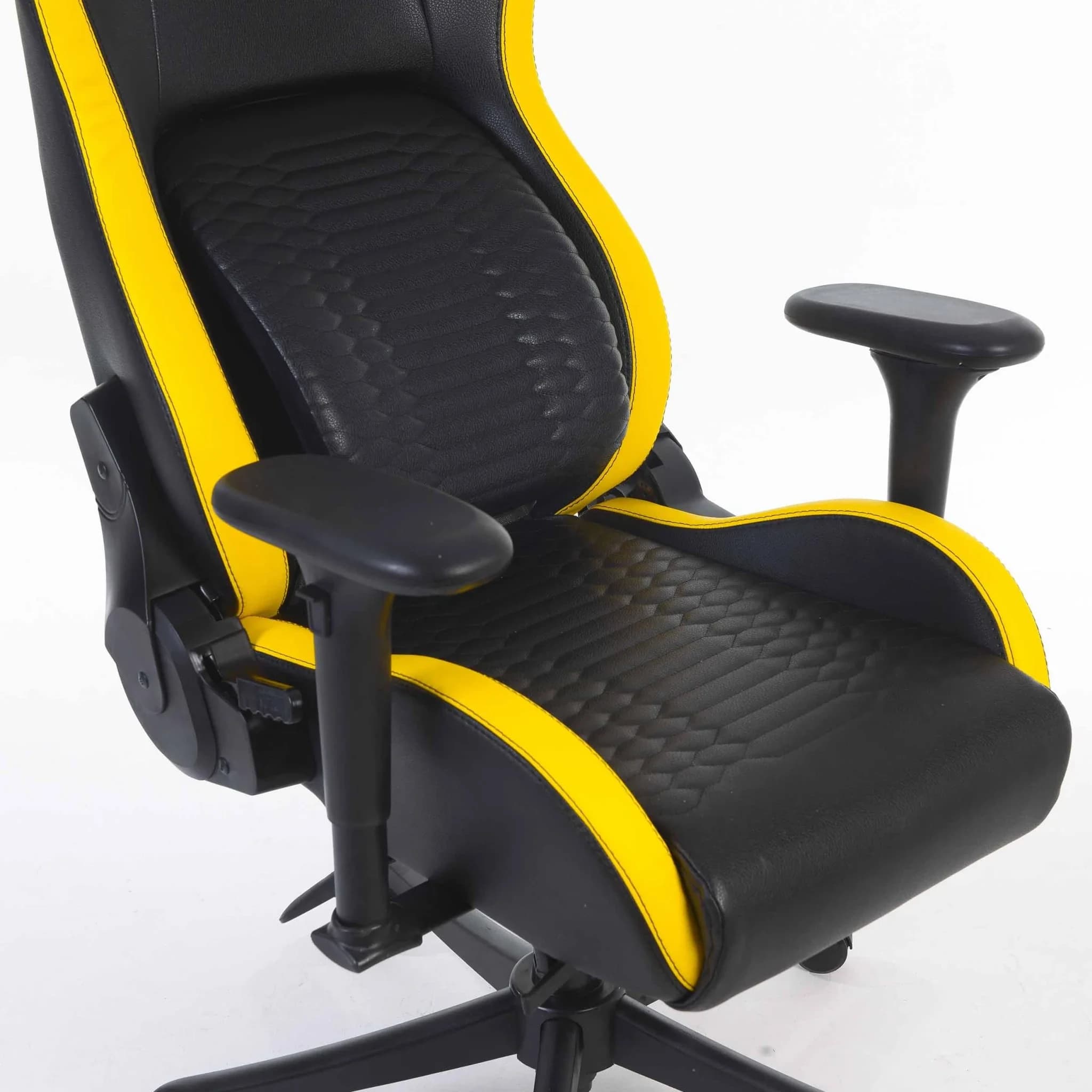 صندلی گیمینگ رنزو RENZO Royal Cyber Yellow — تصویر ۶