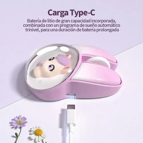 ماوس بیسیم مافی M12 Purple — تصویر ۹