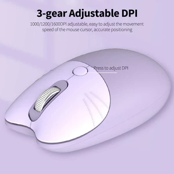 ماوس بی سیم مافی M3AG Purple — تصویر ۷