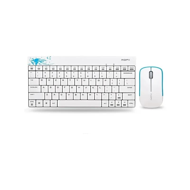 کیبورد و ماوس بی‌سیم مافی X210 White