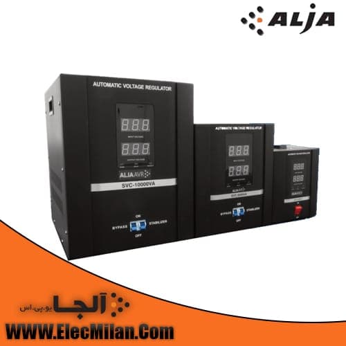 استابلایزر آلجا تکفاز با تکنولوژی سروو موتور مدل SVC3000 توان3KVA — تصویر ۱۱