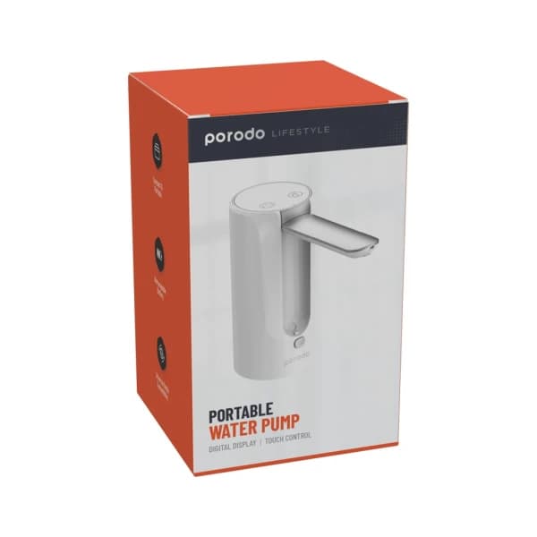 پمپ آب قابل حمل پرودو مدل porodo Pump Digital Display And Touch Control — تصویر ۴