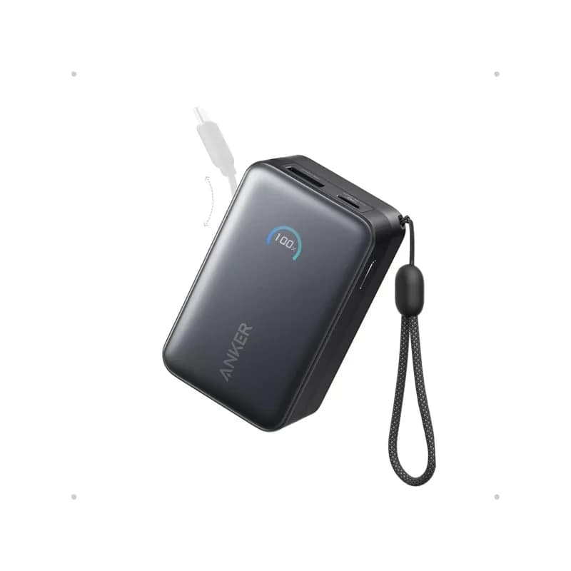 پاوربانک انکر Nano A1638 ظرفیت 10000 میلیآمپر ساعت توان 45 وات رنگ مشکی — تصویر ۳