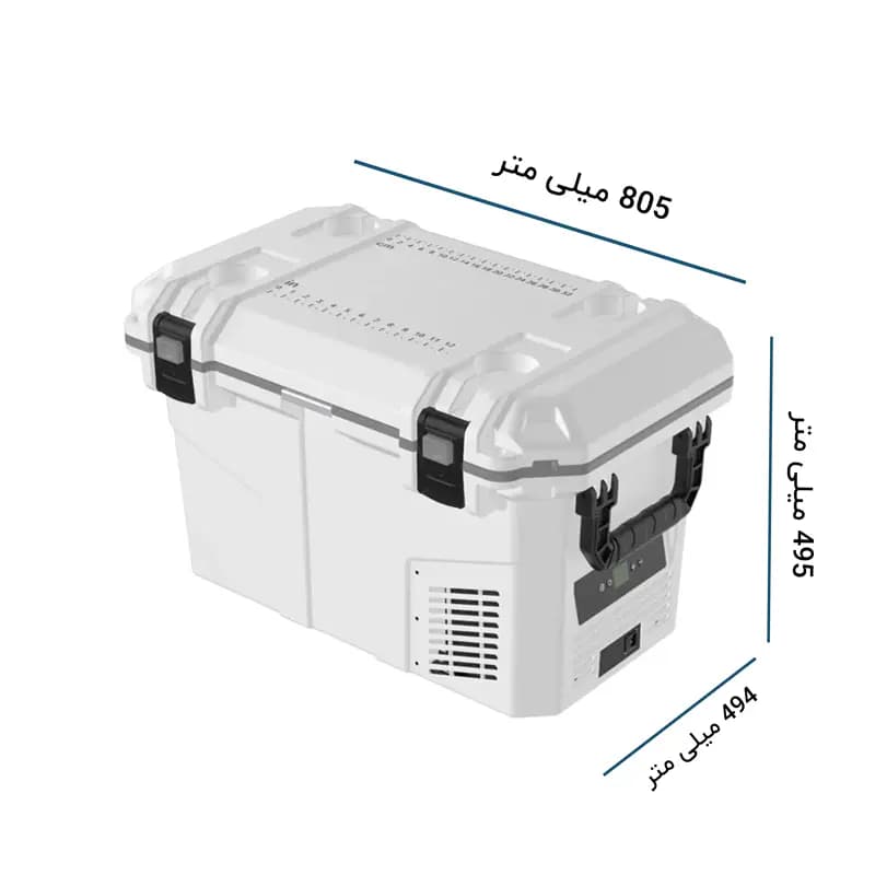 یخچال و فریزر قابل حمل فروزن (Frozen) مدل SK55 با ظرفیت 55 لیتر — تصویر ۳
