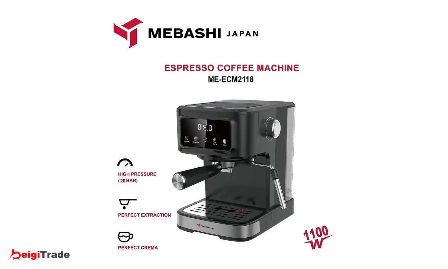 اسپرسوساز مباشی مدل ME-ECM2121 — تصویر ۶