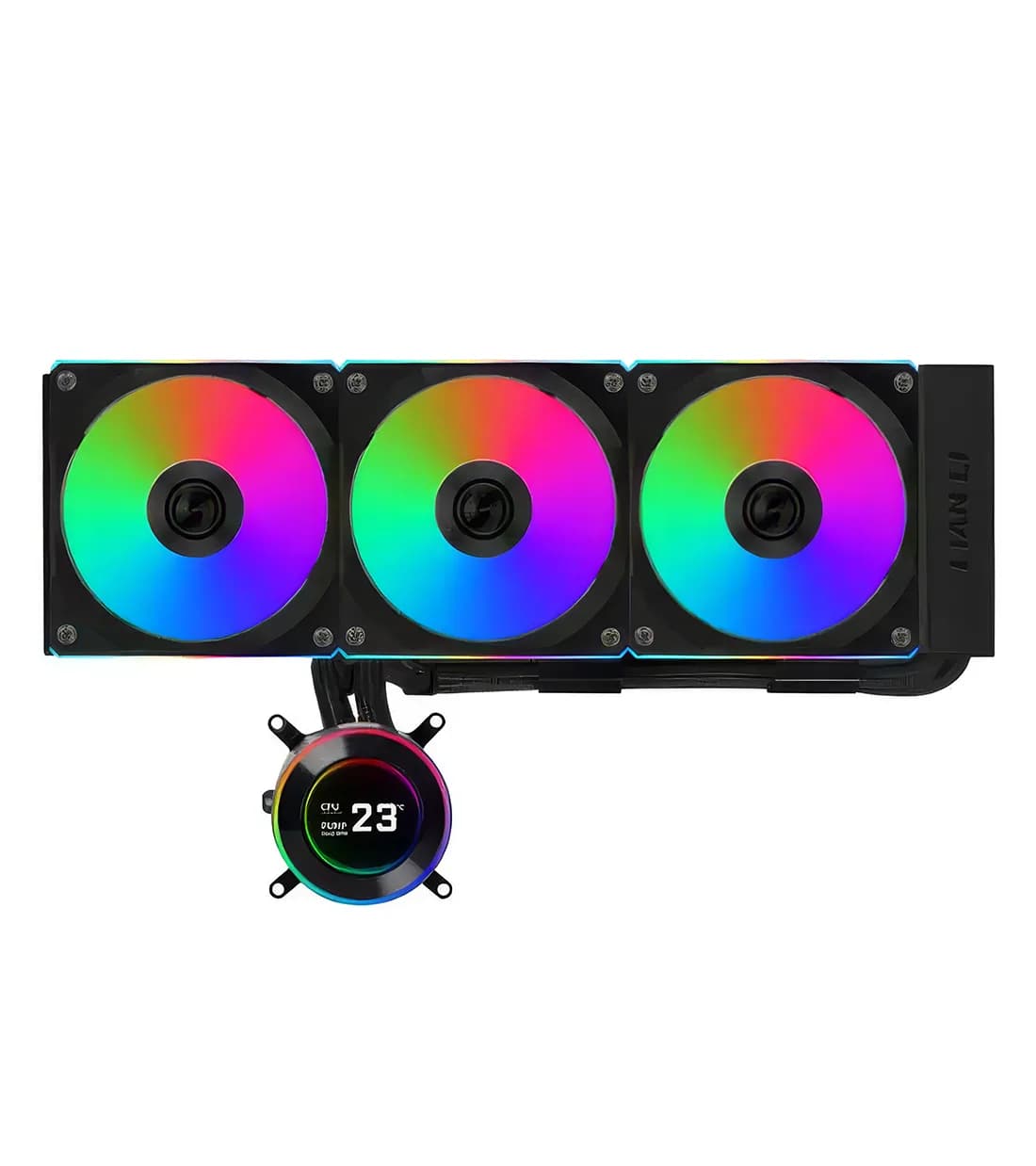 خنک کننده مایع پردازنده لیان لی مدل HydroShift II LCD-C 360CL Black — تصویر ۱۲