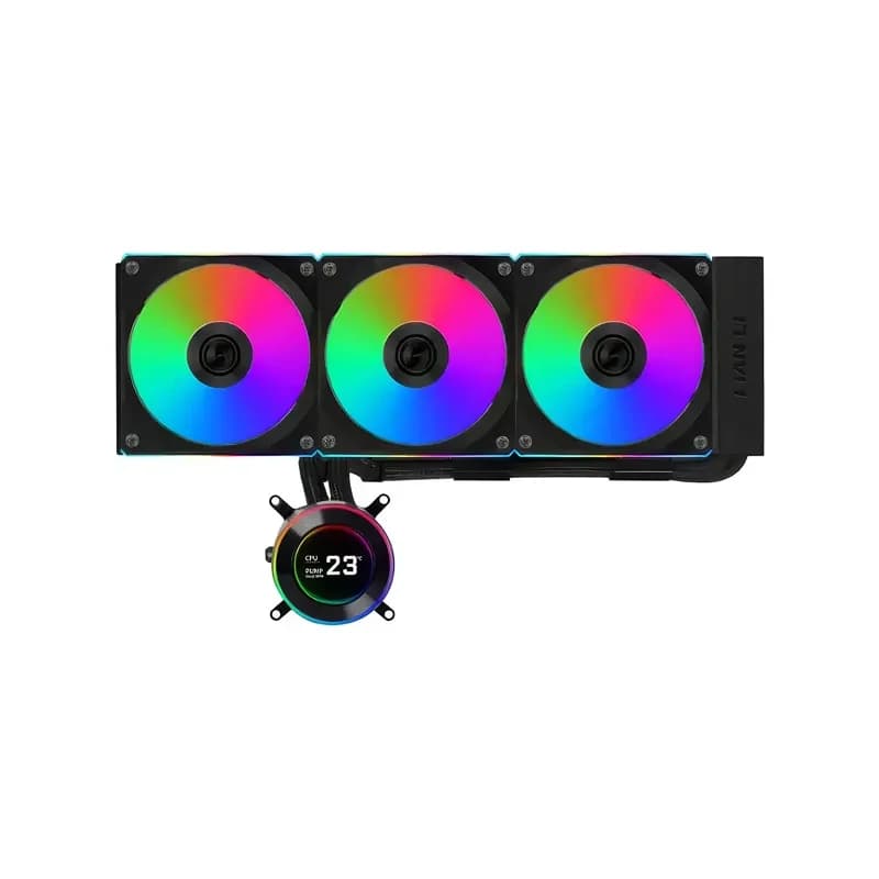 خنک کننده مایع پردازنده لیان لی مدل HydroShift II LCD-C 360CL Black — تصویر ۷