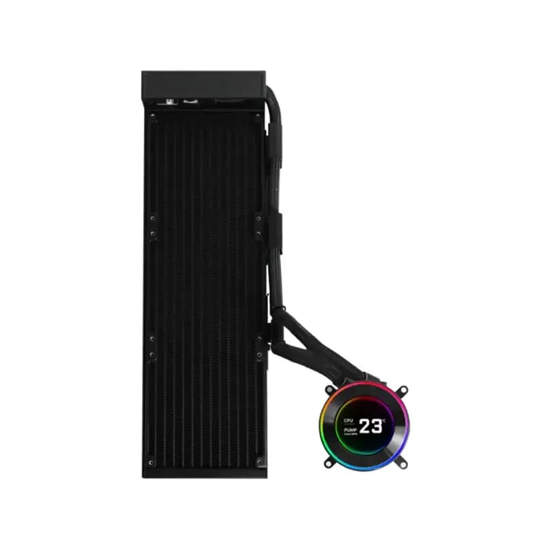 خنک کننده مایع پردازنده لیان لی مدل HydroShift II LCD-C 360TL Black — تصویر ۵