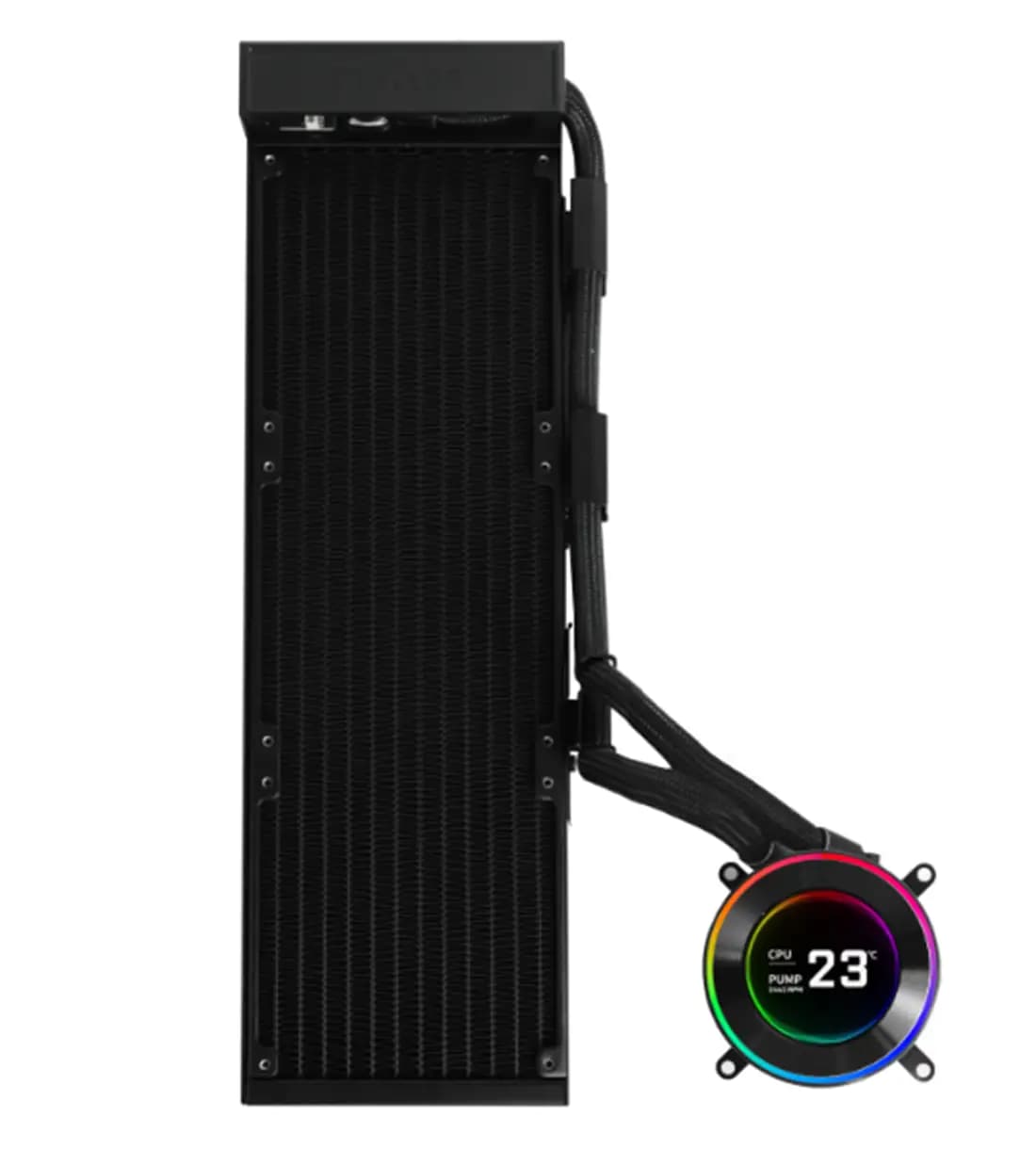 خنک کننده مایع پردازنده لیان لی مدل HydroShift II LCD-C 360TL Black — تصویر ۱۲