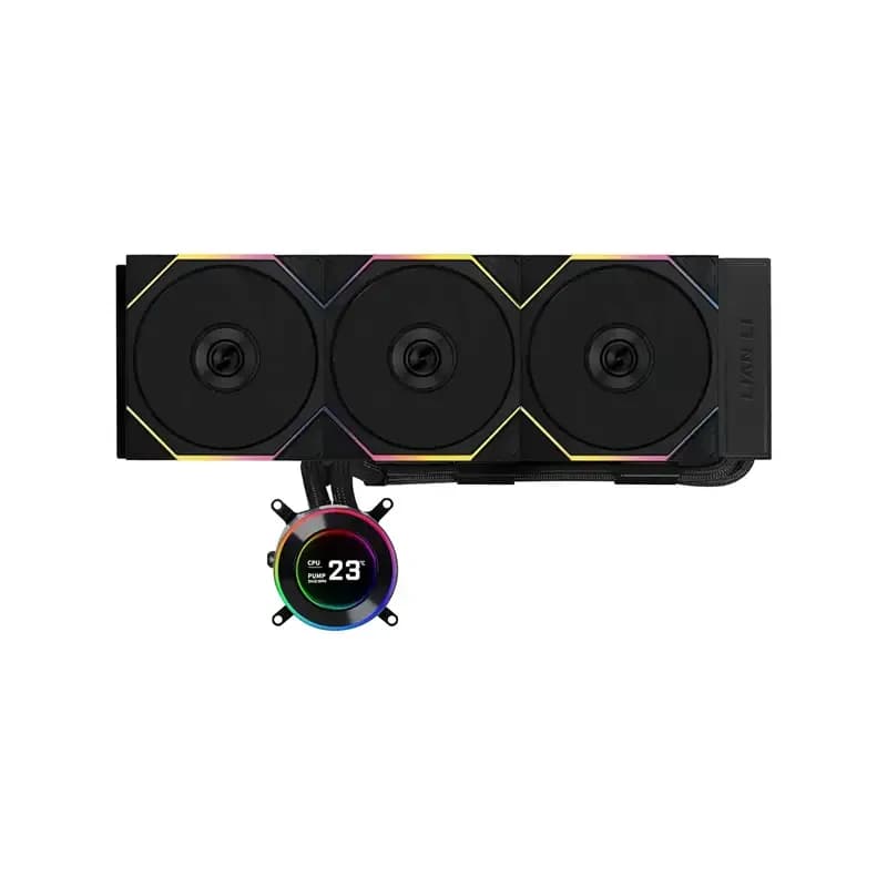 خنک کننده مایع پردازنده لیان لی مدل HydroShift II LCD-C 360TL Black — تصویر ۸