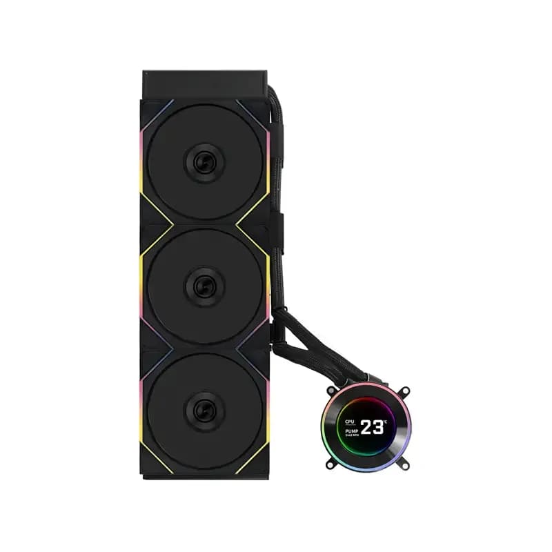 خنک کننده مایع پردازنده لیان لی مدل HydroShift II LCD-C 360TL Black