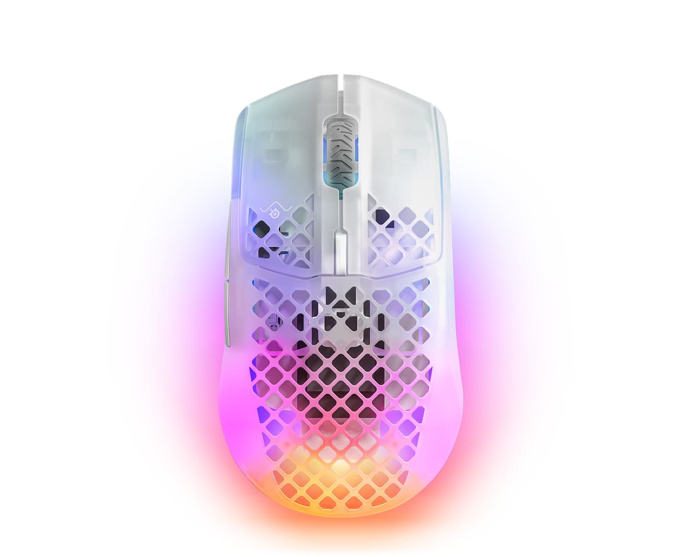 ماوس گیمینگ بی‌سیم استیل سریز مدل Aerox 3 Ghost Wireless — تصویر ۲