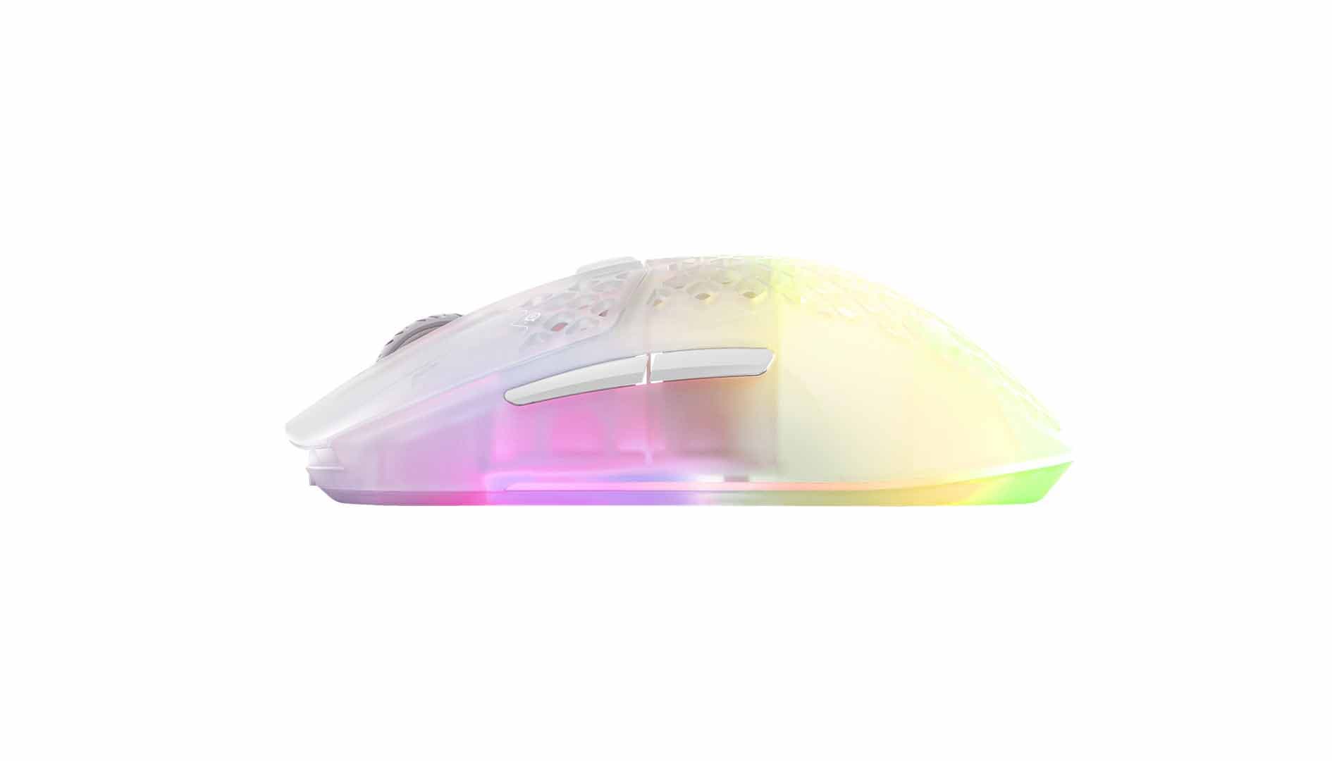 ماوس گیمینگ بی‌سیم استیل سریز مدل Aerox 3 Ghost Wireless — تصویر ۵