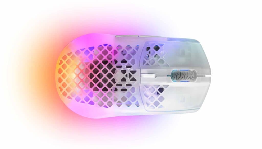 ماوس گیمینگ بی‌سیم استیل سریز مدل Aerox 3 Ghost Wireless — تصویر ۶