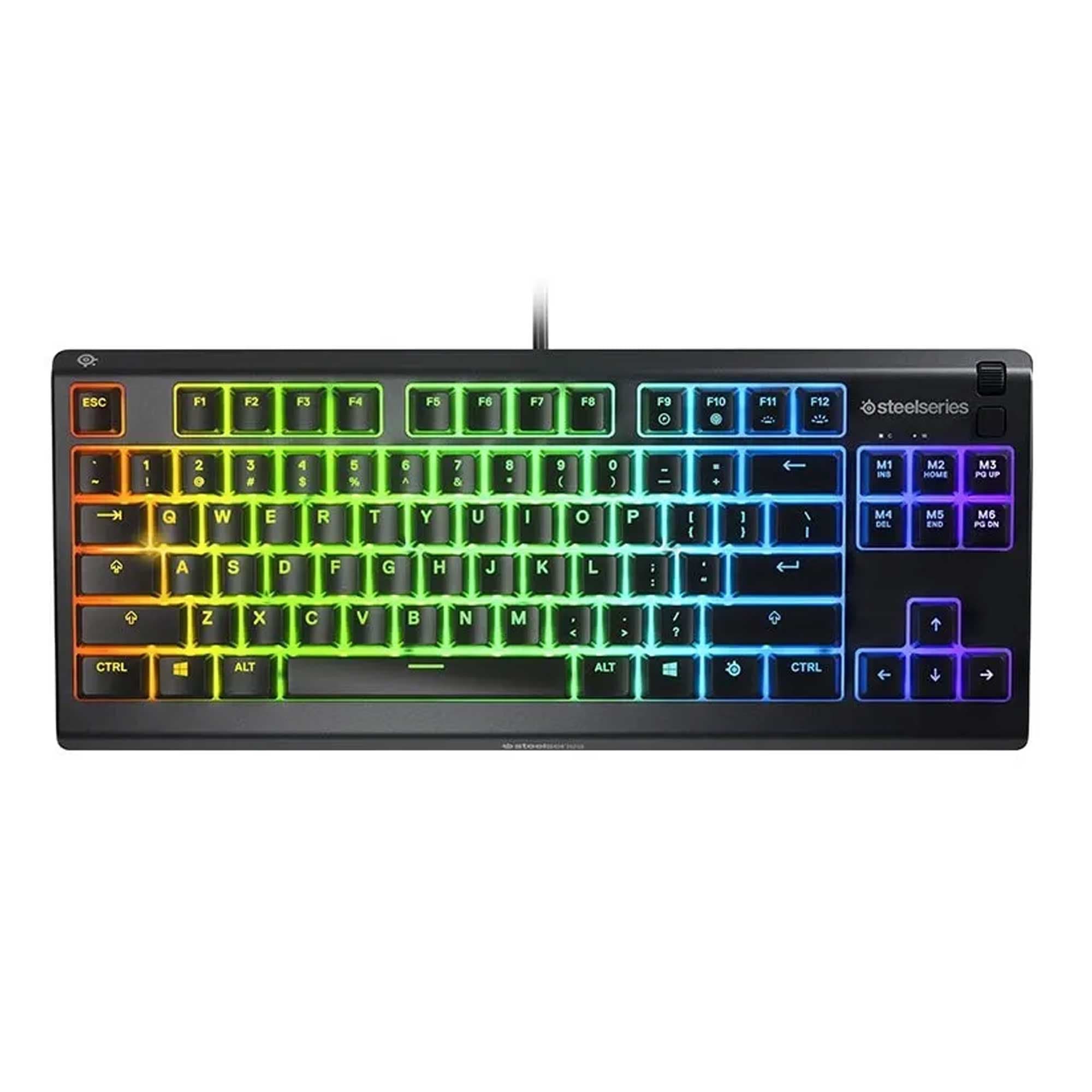 کیبورد گیمینگ استیل سریز مدل Apex 3 TKL White