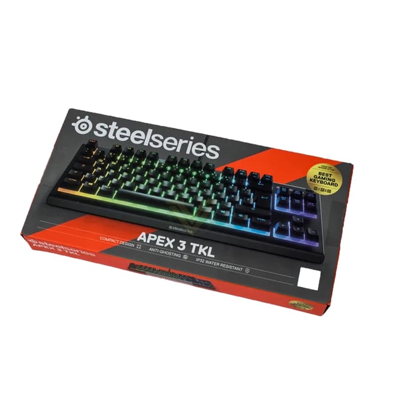کیبورد گیمینگ استیل سریز مدل Apex 3 TKL Black — تصویر ۷