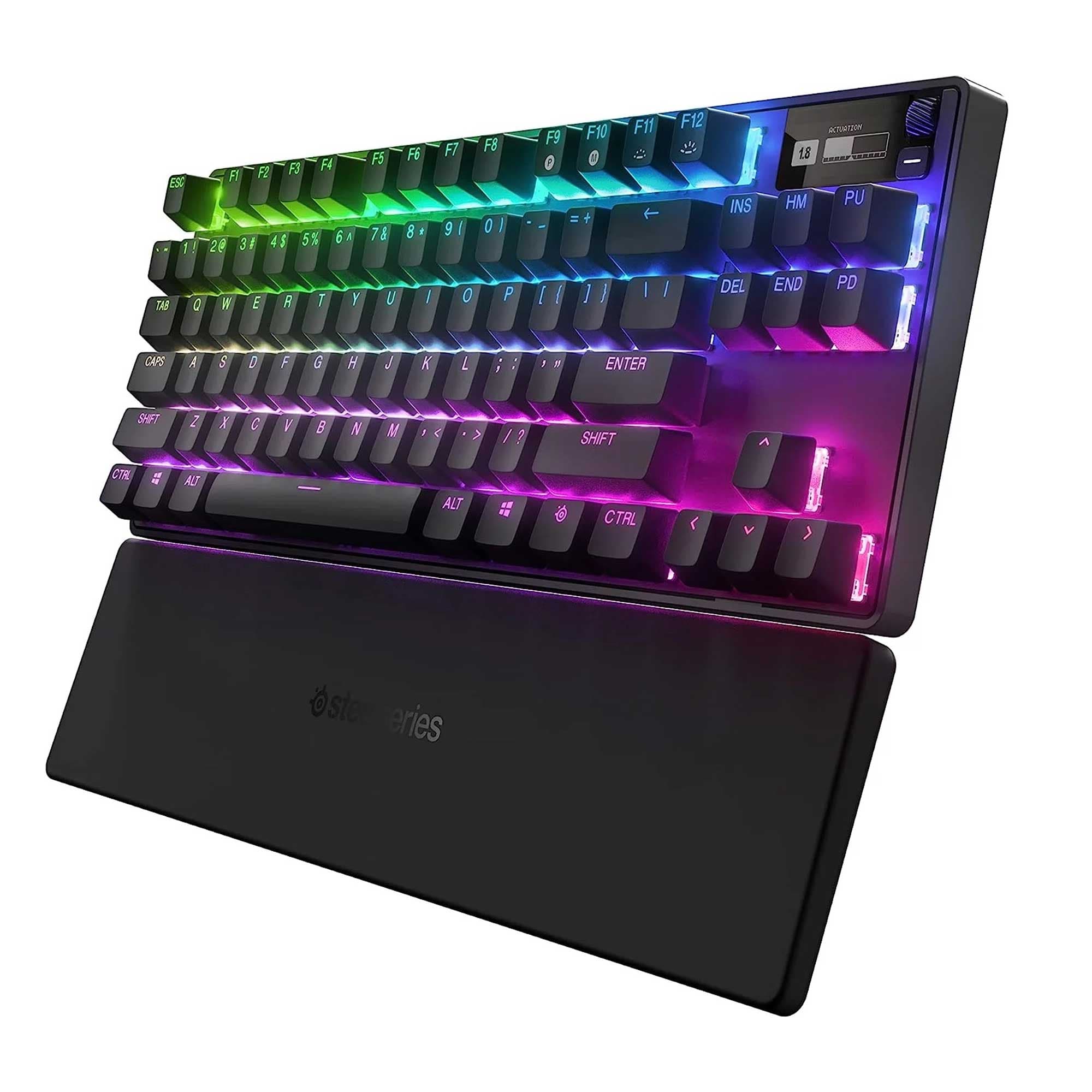 کیبورد گیمینگ بی‌سیم استیل سریز مدل Apex Pro TKL Wireless 2023 — تصویر ۲