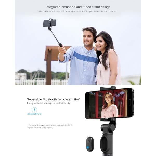 مونوپاد سه پایه شیائومی مدل Mi Selfie Stick XMZPG01YM — تصویر ۵