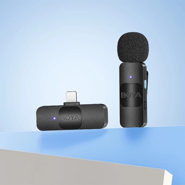 میکروفون بی سیم بویا مدل BOYA BY-V1 برای آیفون — تصویر ۶