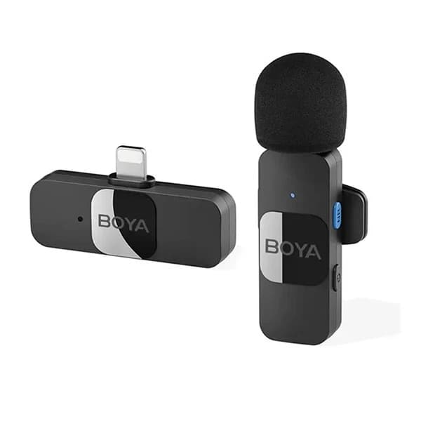 میکروفون بی سیم بویا مدل BOYA BY-V1 برای آیفون — تصویر ۸