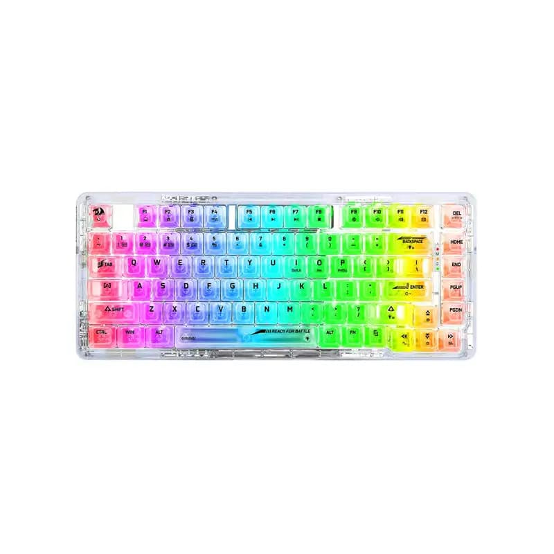 کیبورد بی سیم مکانیکال گیمینگ ردراگون ELF PRO K649 CT RGB