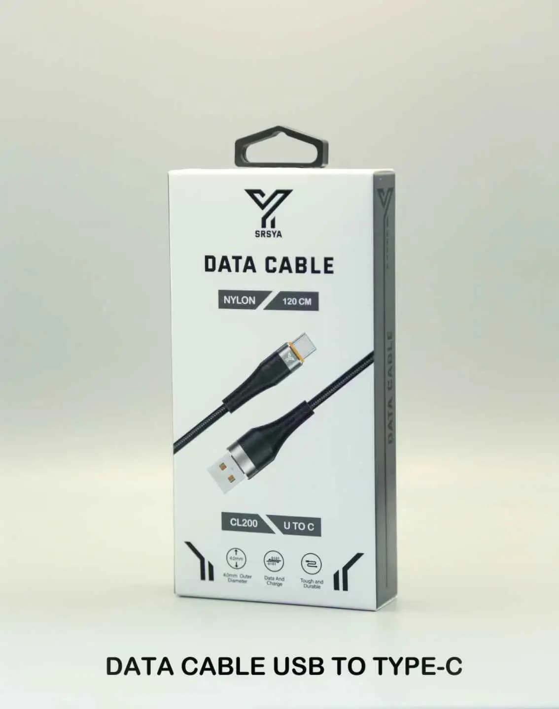 کابل کنفی تایپ سی SRSYA / USB to Type C مدل CL200