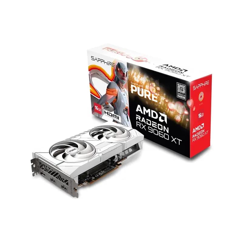 کارت گرافیک سافایر PURE AMD Radeon RX9060 XT OC 16GB GDDR6 — تصویر ۶