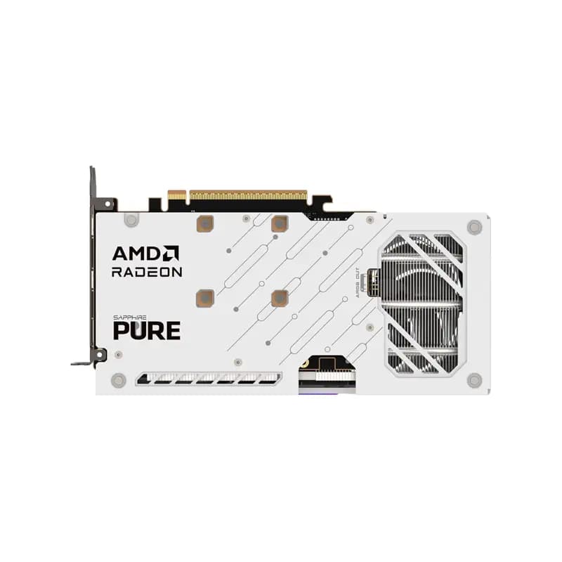 کارت گرافیک سافایر PURE AMD Radeon RX9060 XT OC 16GB GDDR6 — تصویر ۹