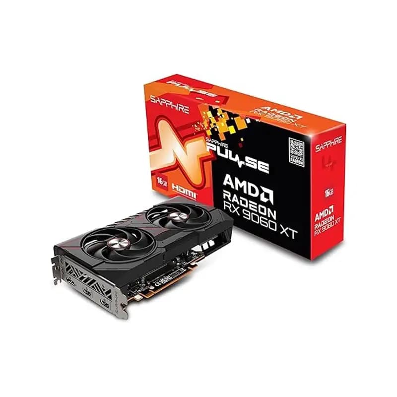 کارت گرافیک سافایر PULSE AMD Radeon RX9060 XT OC 16GB GDDR6