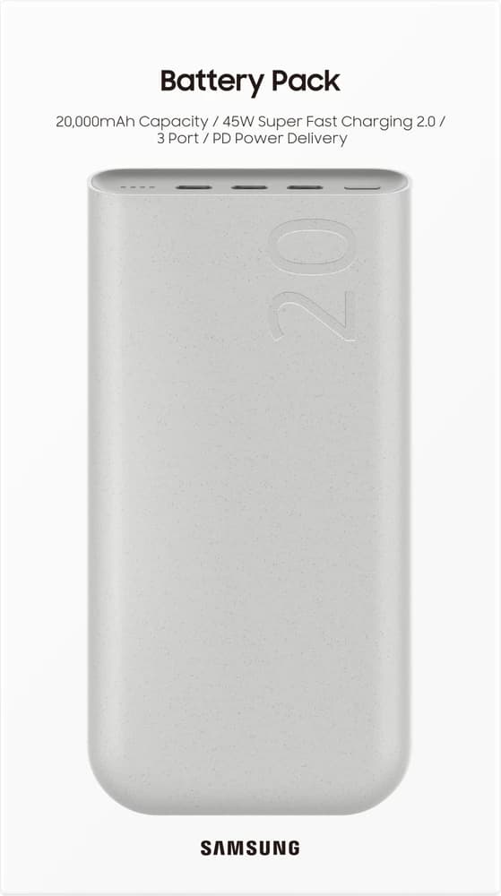 پاور بانک 20000 سامسونگ 45 وات / Samsung battery pack 45W – P4520 — تصویر ۲
