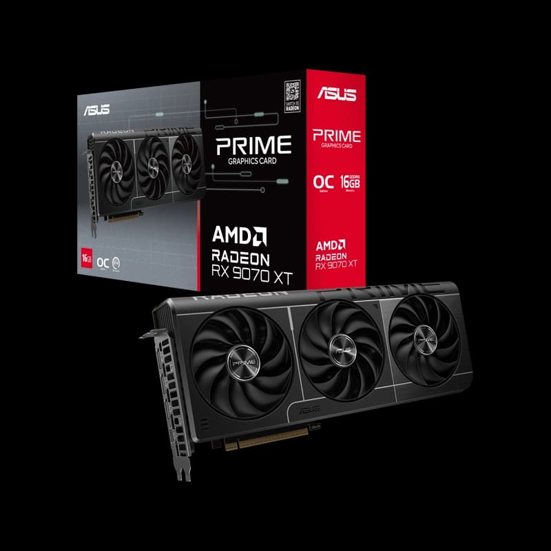 کارت گرافیک ایسوس Prime Radeon RX9070 XT 16GB GDDR6 OC Edition