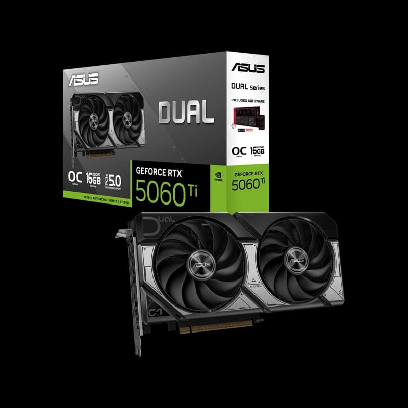 کارت گرافیک ایسوس Dual GeForce RTX5060Ti 16GB GDDR7 OC Edition — تصویر ۲