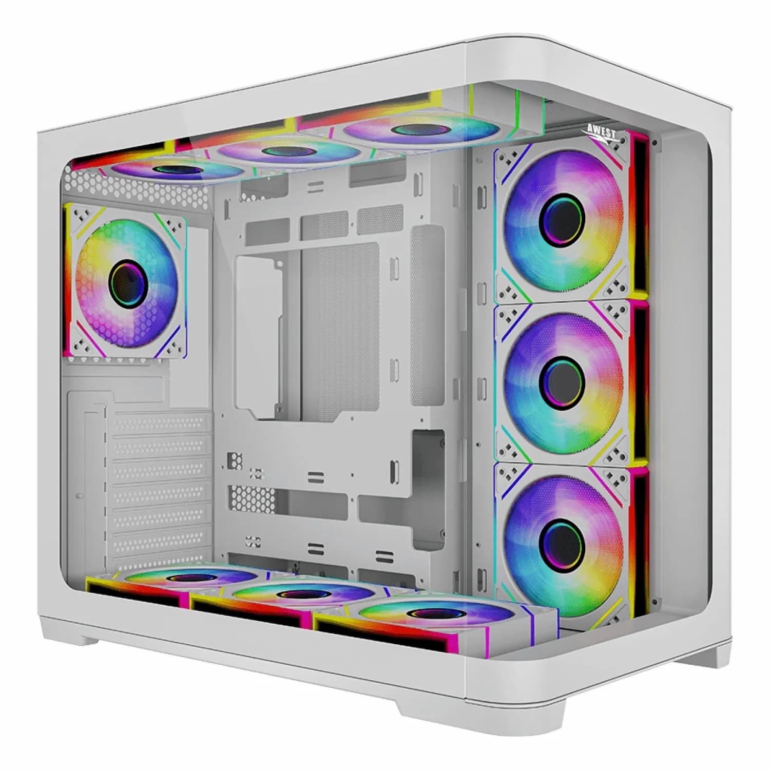 کیس گیمینگ اوست AWEST GT-AQ18-MW — تصویر ۸