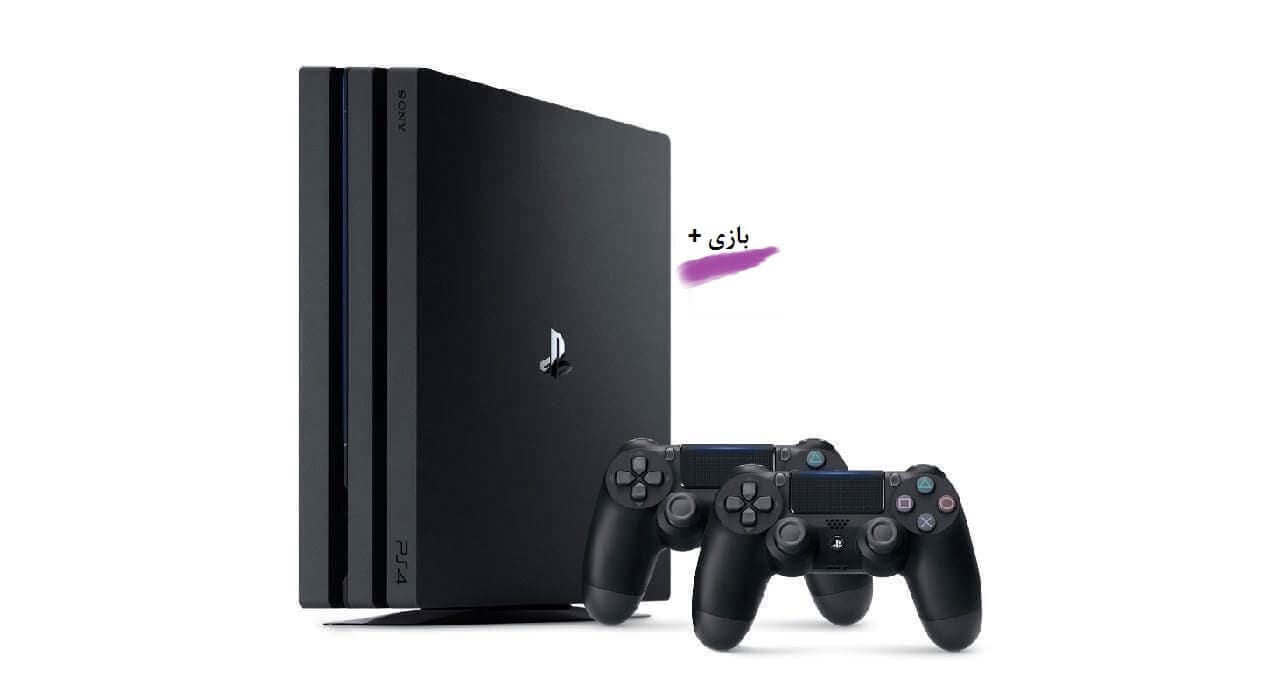 خرید ps4 pro 7216 همراه با دو دسته با بازی | قیمت پلی استیشن4 پرو دو دسته با بازی ریفر — تصویر ۲