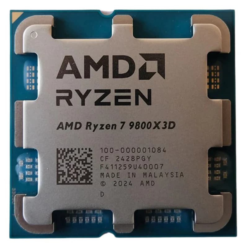 پردازنده ای ام دی CPU AMD RYZEN 7 9800X 3D BOX — تصویر ۲