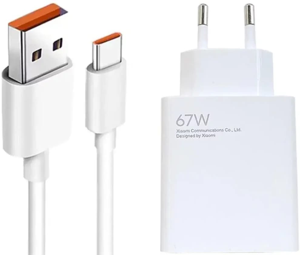 شارژر اصلی شرکتی شیامی 67 وات همراه با کابل / mi charger 67W ORG — تصویر ۲