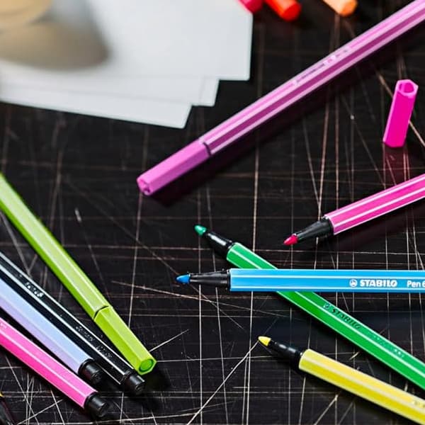 ست 24 عددی روان نویس point 88 و ماژیک Pen 68 استابیلو مدل Arty Creative — تصویر ۷