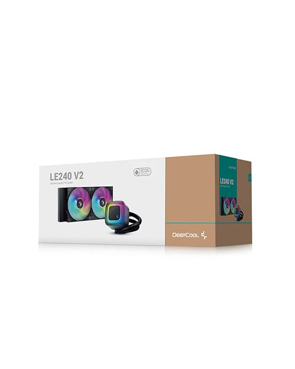 خنک کننده مایع پردازنده دیپ کول FAN DEEPCOOL LE240 V2 ARGB 240mm — تصویر ۶