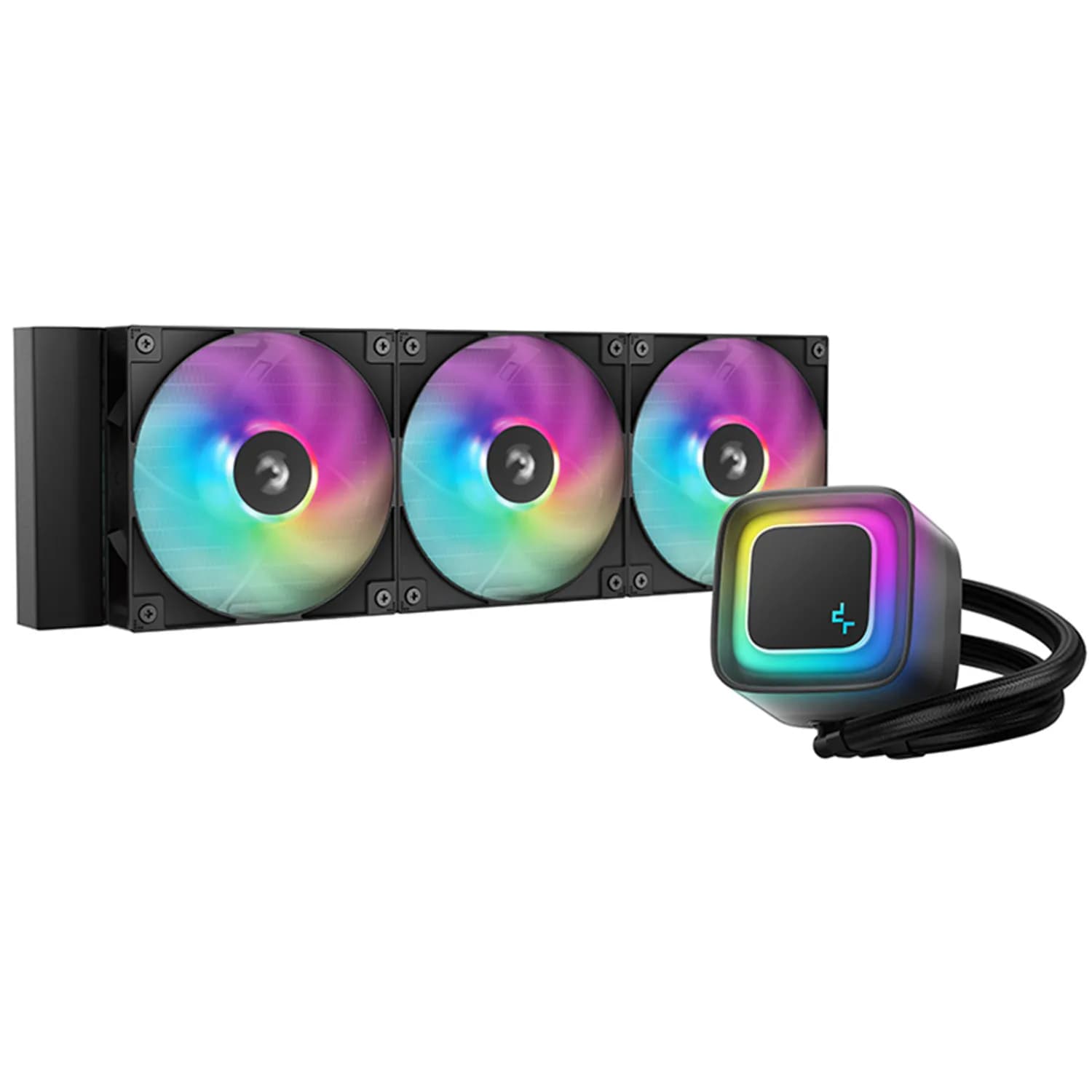 خنک کننده مایع پردازنده دیپ کول FAN DEEPCOOL LE360 V2 ARGB 360mm — تصویر ۲