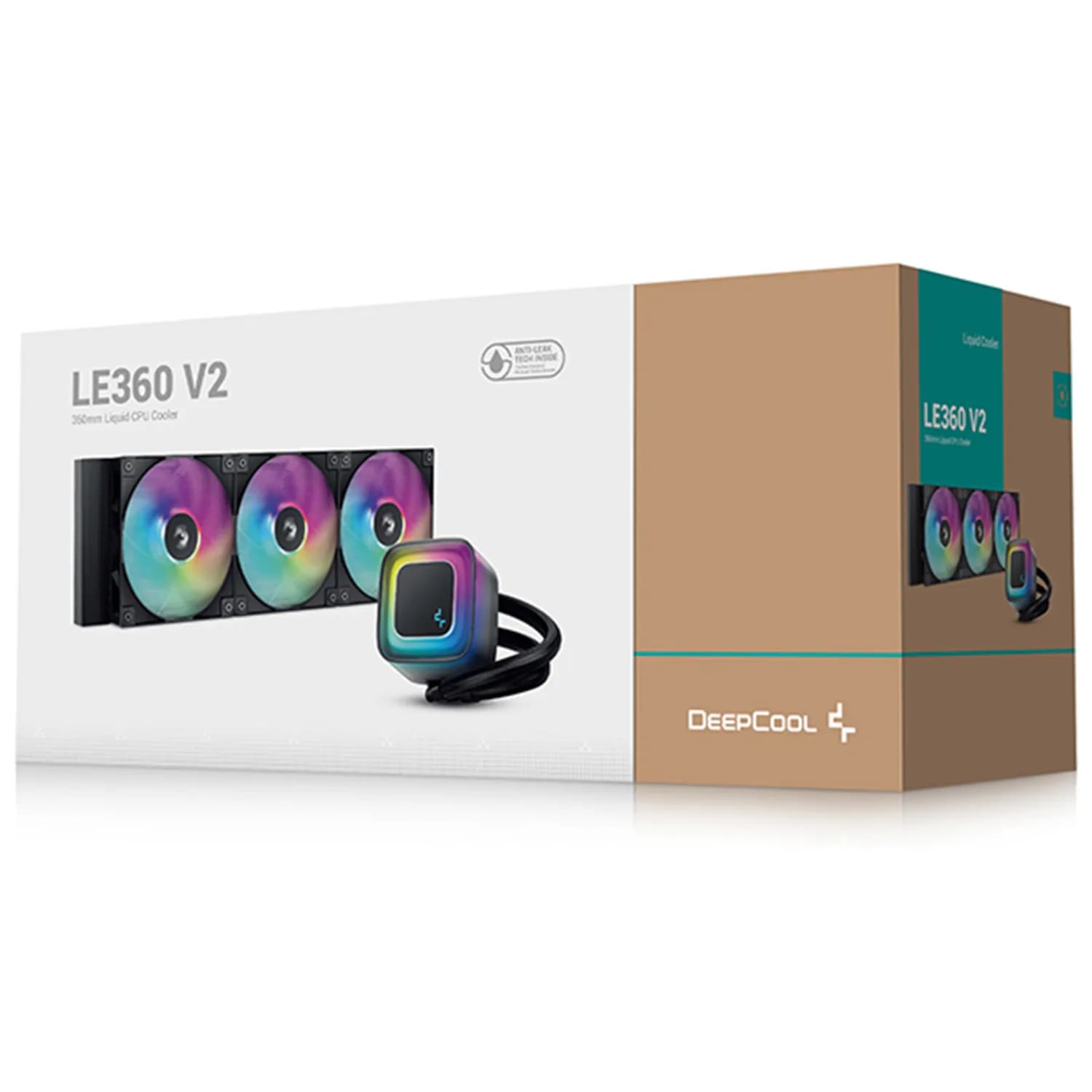 خنک کننده مایع پردازنده دیپ کول FAN DEEPCOOL LE360 V2 ARGB 360mm — تصویر ۶