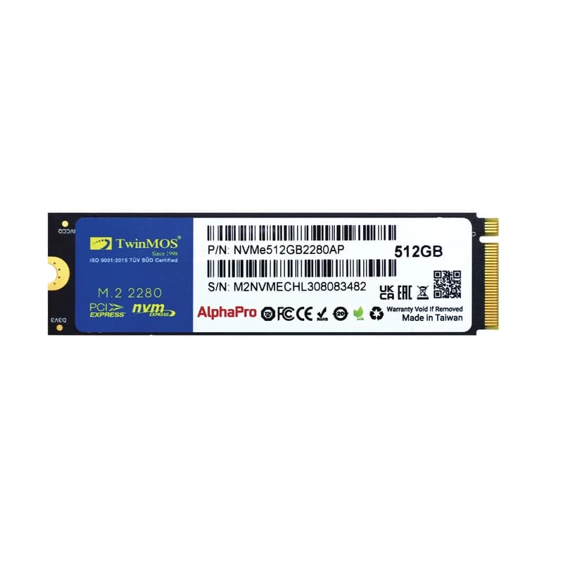اس اس دی توین موس SSD M.2 TwinMOS AlphaPro 512GB NVME — تصویر ۵