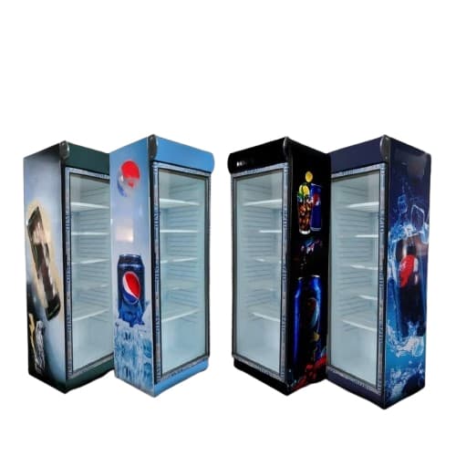 یخچال ویترینی ایستاده عرض 70 سانتی متر طرح کوکاکولا — تصویر ۴