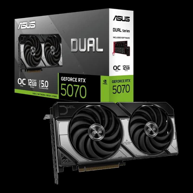 کارت گرافیک ایسوس ASUS Dual GeForce RTX 5070 OC 12GB GDDR7 — تصویر ۲