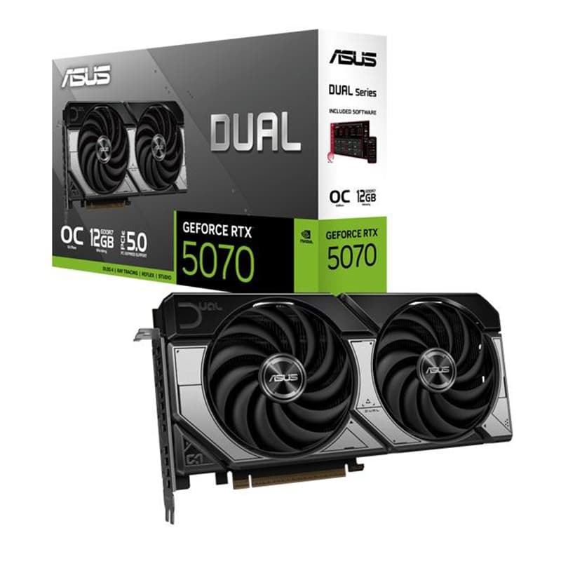 کارت گرافیک ایسوس ASUS Dual GeForce RTX 5070 OC 12GB GDDR7 — تصویر ۳