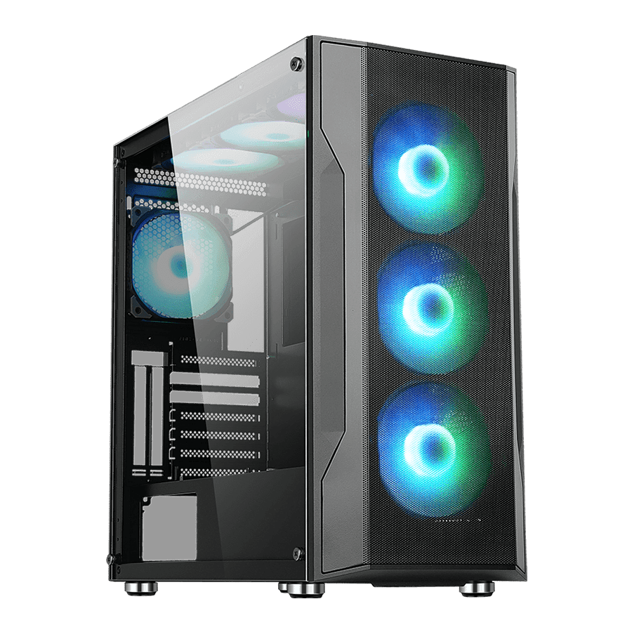 کیس کامپیوتر اوست CASE AWEST GT-AV12-BG — تصویر ۲