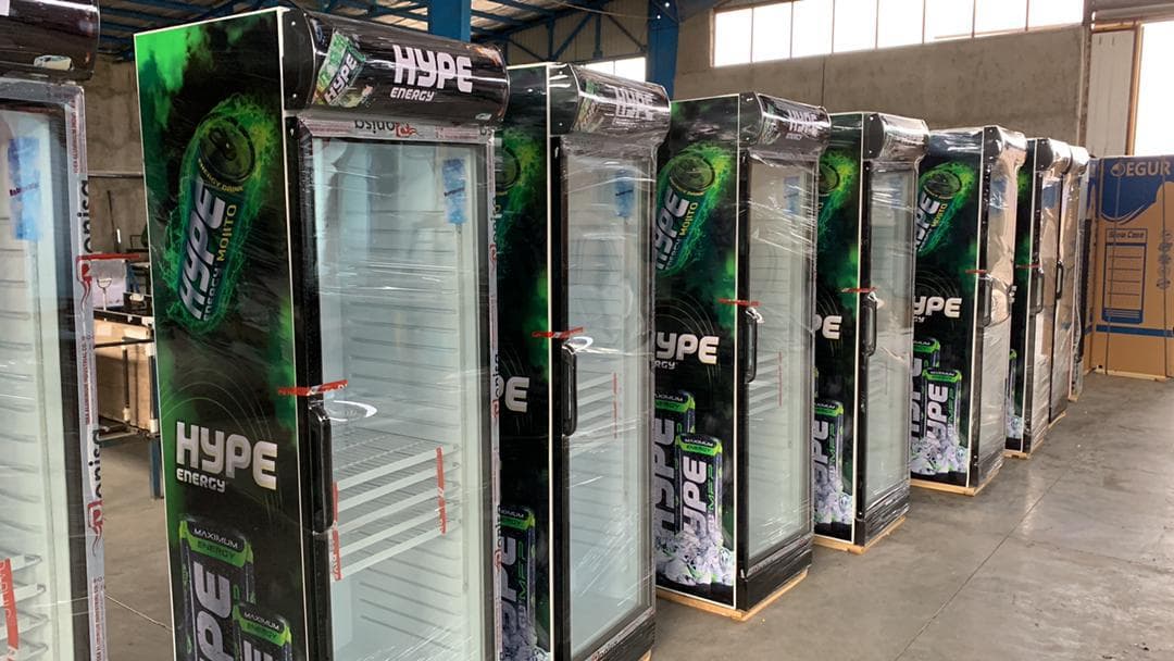 یخچال ایستاده ویترینی و فروشگاهی مدل هایپ hype با عرض 60 سانتی متر — تصویر ۳